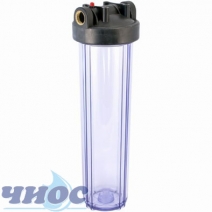 Магистральный корпус фильтра для холодной воды 20 BB  прозрачный Гейзер